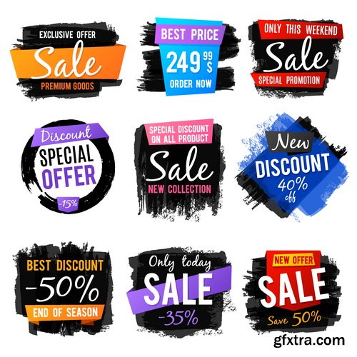 Vectors - Sale Different Elements 42