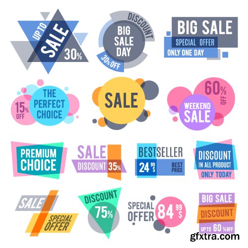 Vectors - Sale Different Elements 42