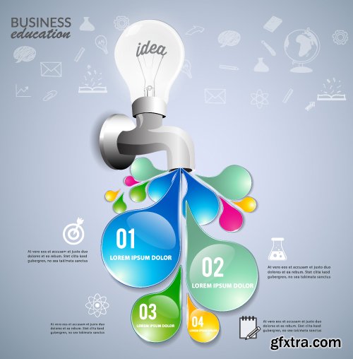 Vectors - Business Ideas Backgrounds 45