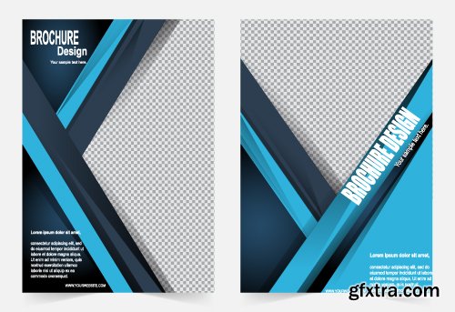 Vectors - Blue Business Flyers 29