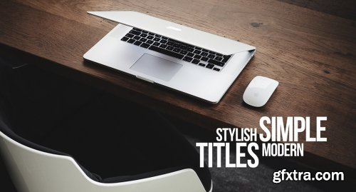 Videohive The Titles V4 16452285