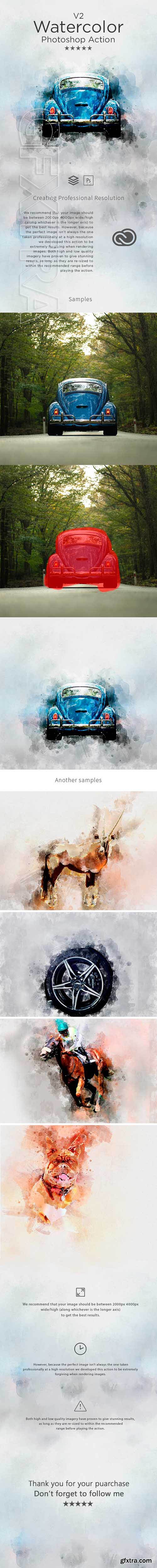 GraphicRiver - Watercolor V.2 Photoshop Action 20682494