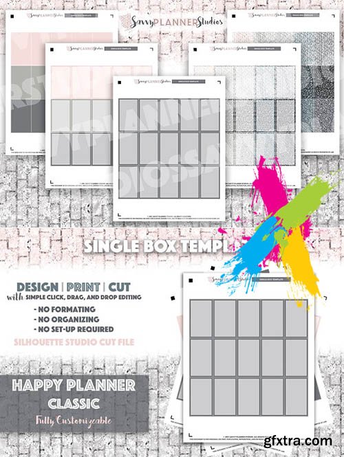 CreativeMarket - HPC Single Box Template 1917205