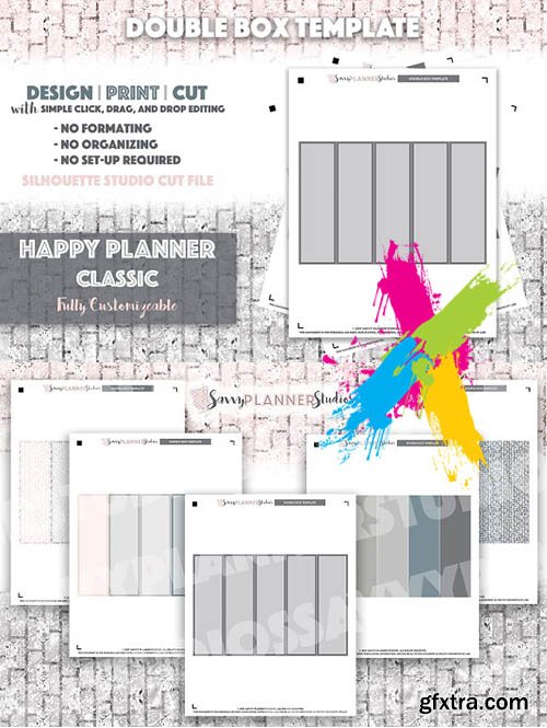 CreativeMarket - HPC Double Box Template 1917116