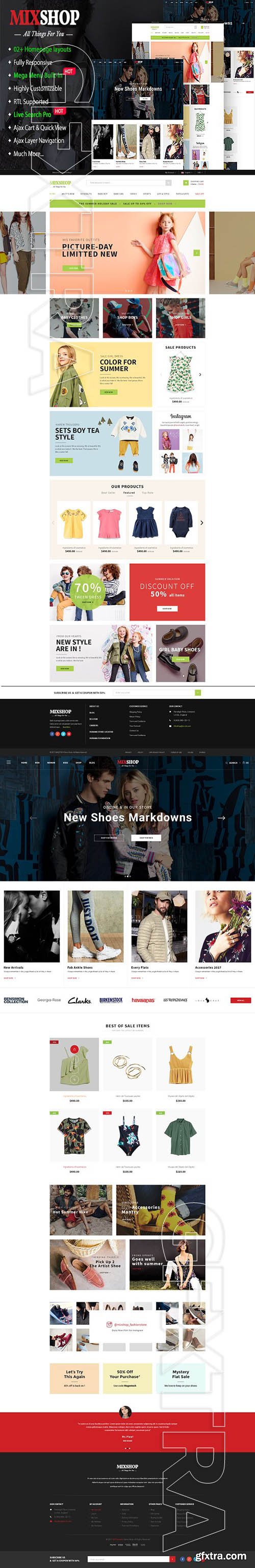 CreativeMarket - MixShop Multipurpose Theme 1913724