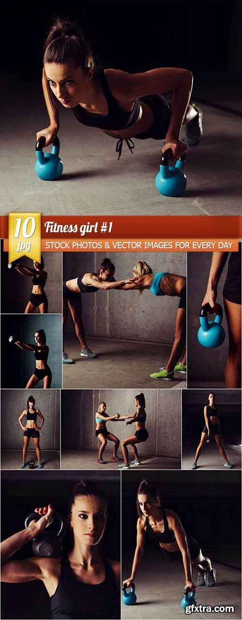 Fitness girl #1, 10 x UHQ JPEG