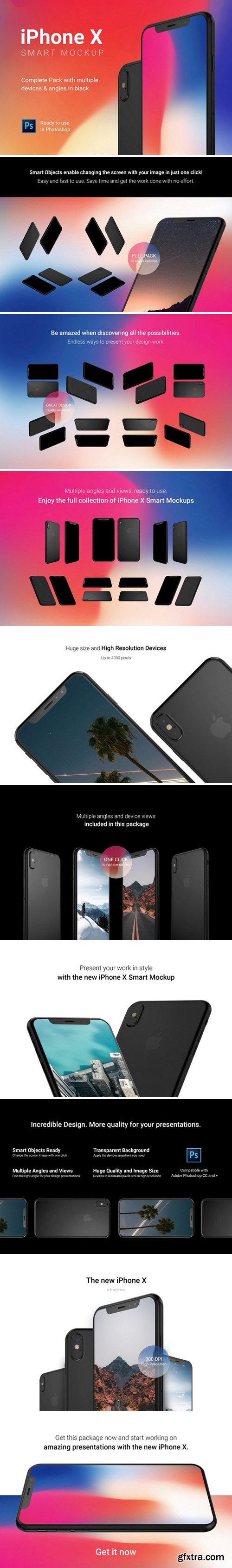 CM - iPhone X Mockup Full Package 1852843