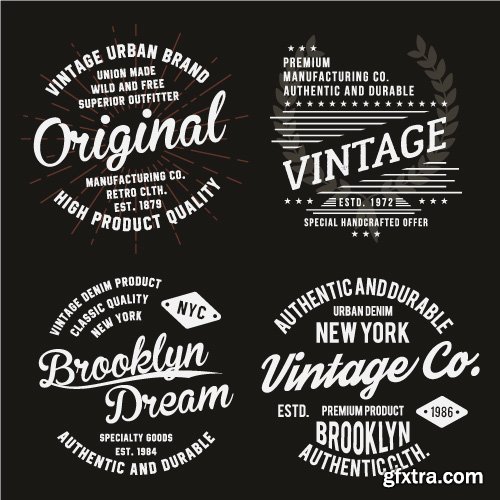 Vectors - T-shirt Design Set 35