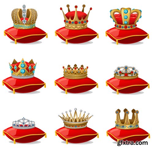 Vectors - Different Crowns Set 4