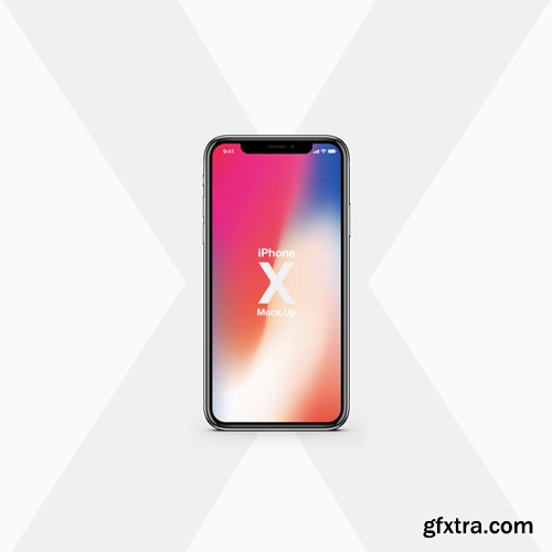 iPhone X Psd Mockup Vector