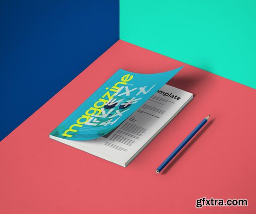 A5 Psd Magazine Mockup