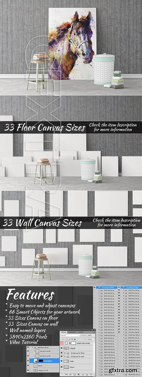 CreativeMarket - Canvas Mockups Vol 521 996587