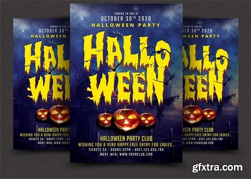 CM - Halloween Party Flyer 1890021