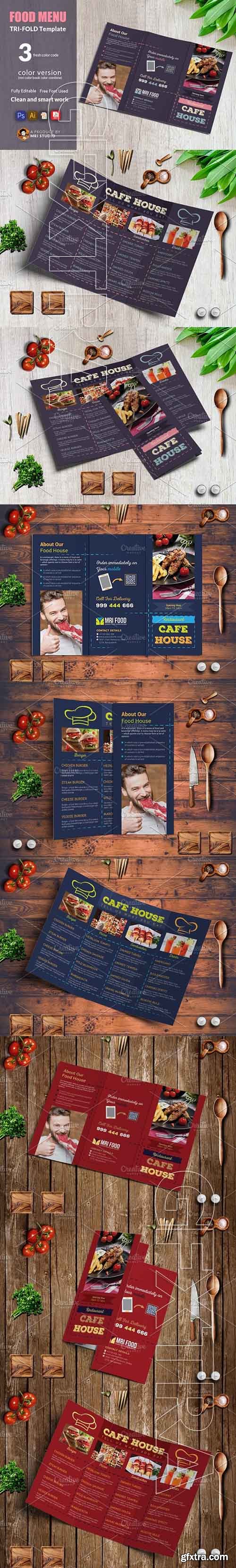 CreativeMarket - Food Menu Trifold 1933153