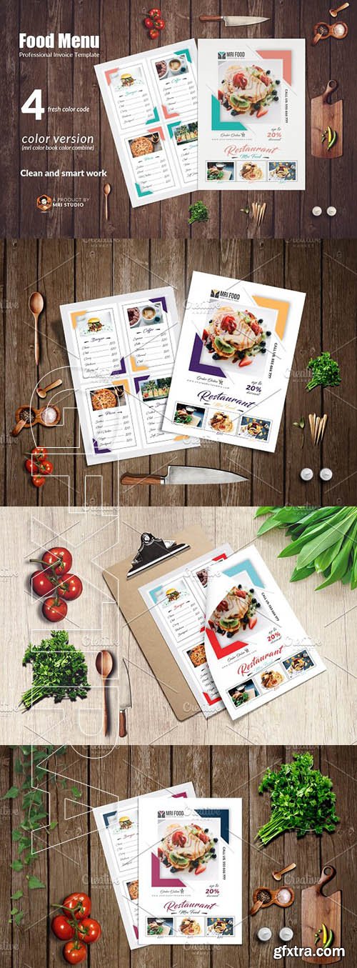 CreativeMarket - Food Menu Template 1933237