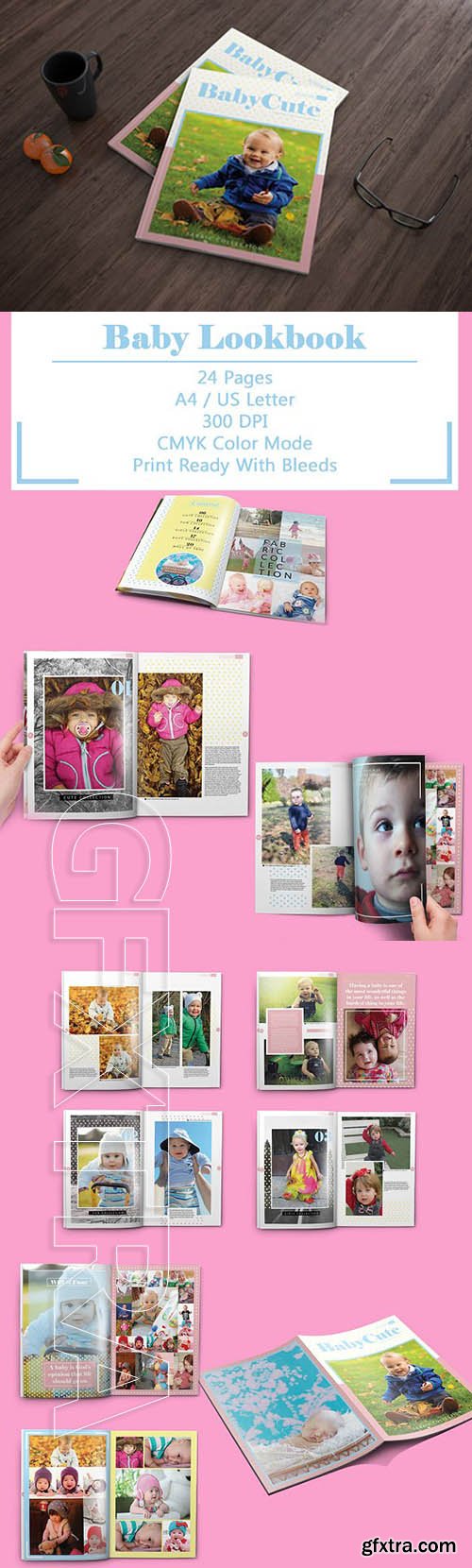 CreativeMarket - Baby Lookbook 1932181