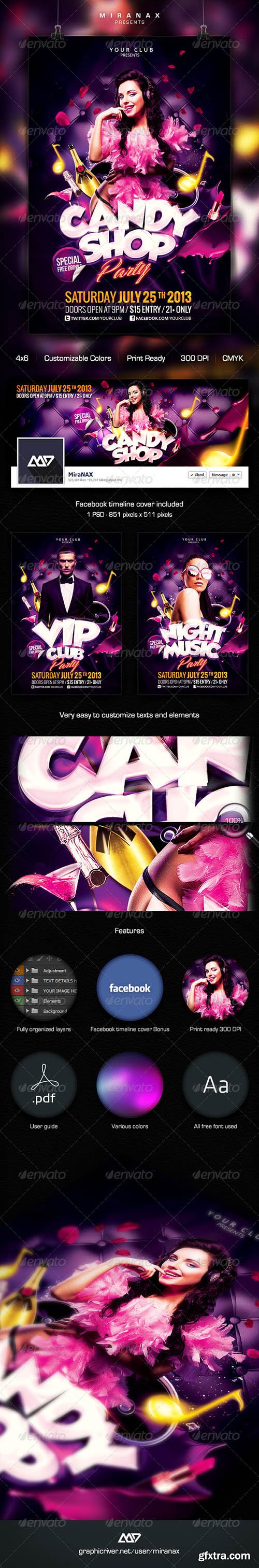 Graphicriver Sexy Girls Night Party Flyer 5505143