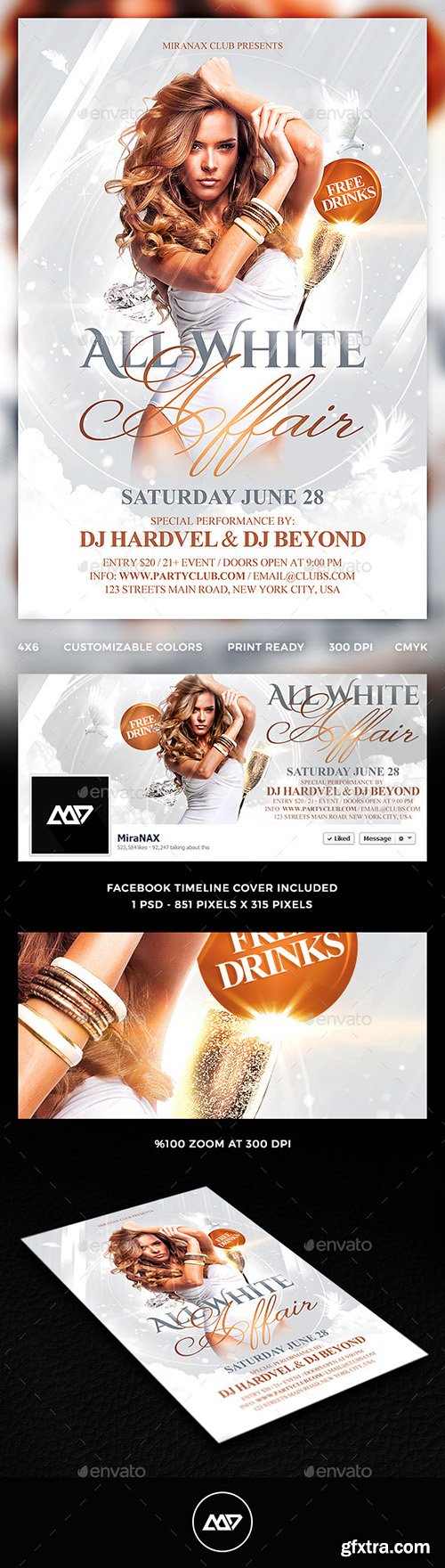 Graphicriver White Affair Flyer 11403313