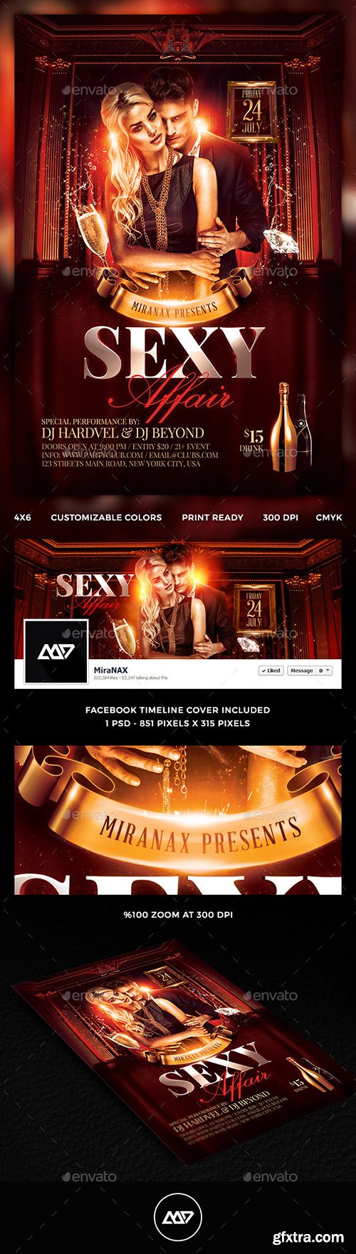 Graphicriver Sexy Affair Flyer Template PSD 11710523