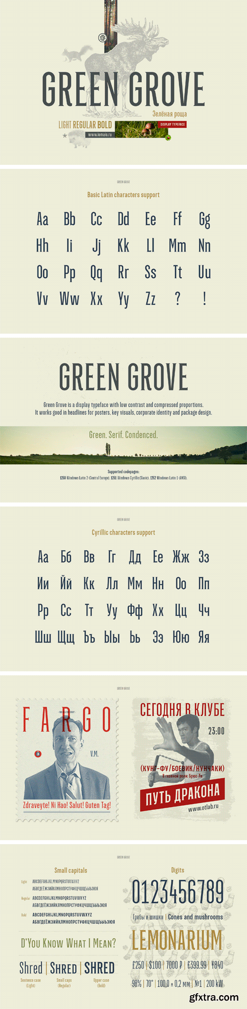 CM - Green Grove // 3 Fonts 1775706