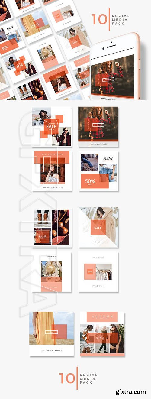 CreativeMarket - Instagram Social Media Pack 1934545