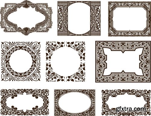 Vectors - Ornate Vintage Frames 46