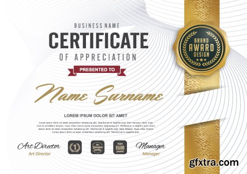 Vectors - Certificate Templates 53