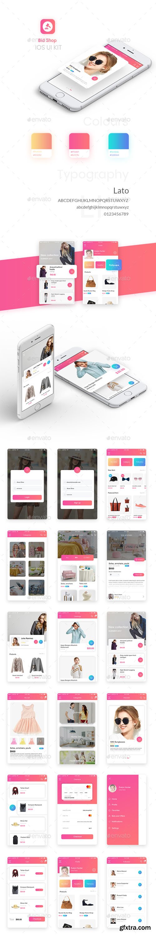 GR - Bid Shop UI KIT 20698656