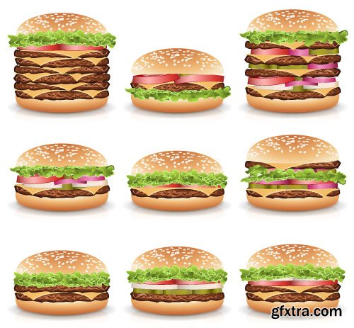Vectors - Burgers Set
