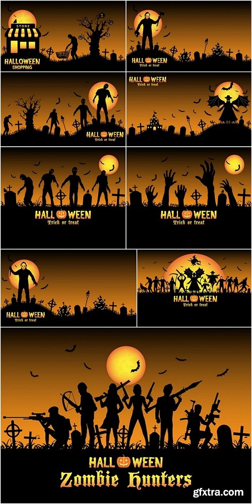 Halloween collection 39 - 25 EPS