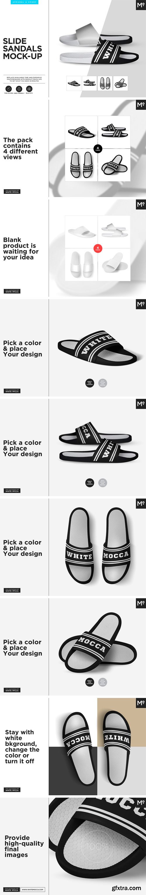 CM - Slide Sandals Mock-up 1865402