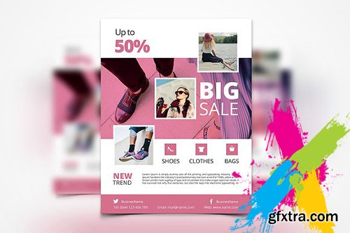 CreativeMarket - Fashion Flyer 1935283