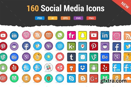 GR - Social Media Buttons 19497131