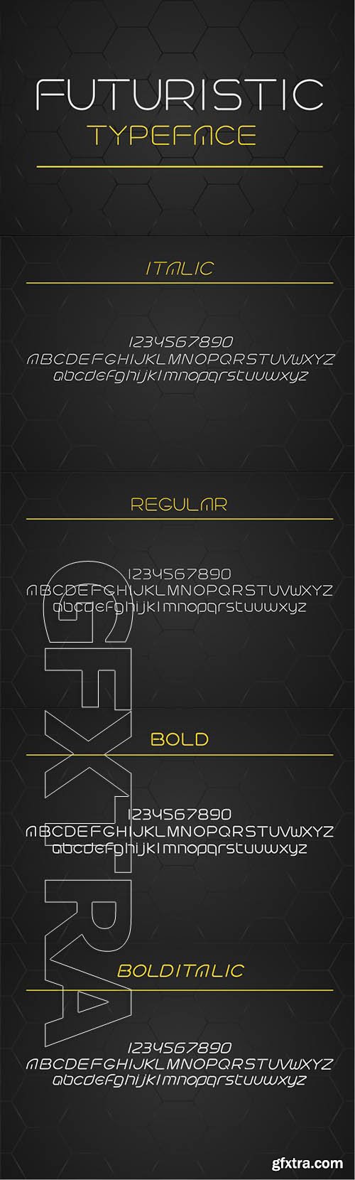 CreativeMarket - Futuristic linear style typeface 1919250