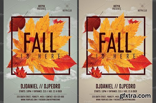 CM - Fall Party Flyer Template 1870751