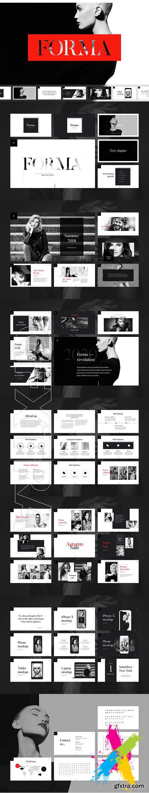 CreativeMarket - Forma Google Slides Presentation 1935224