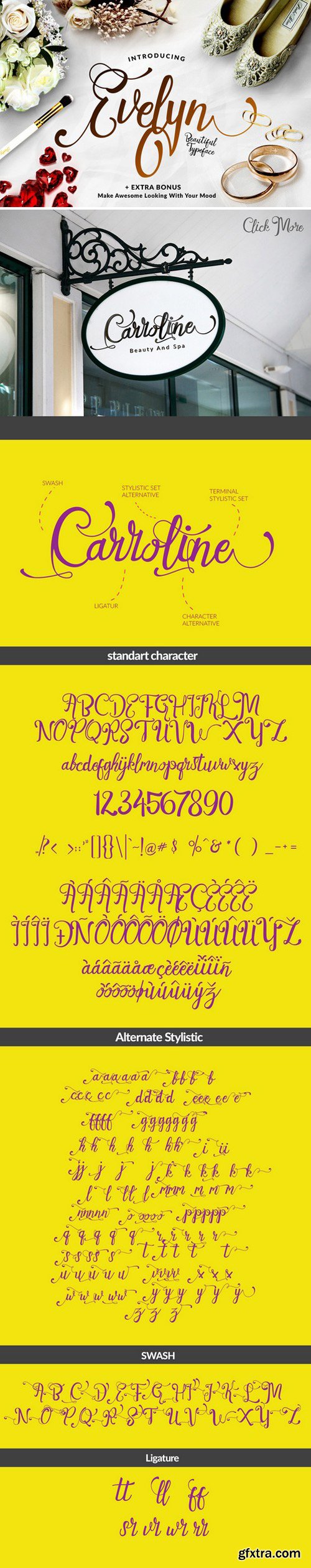 Evelyn Font Family