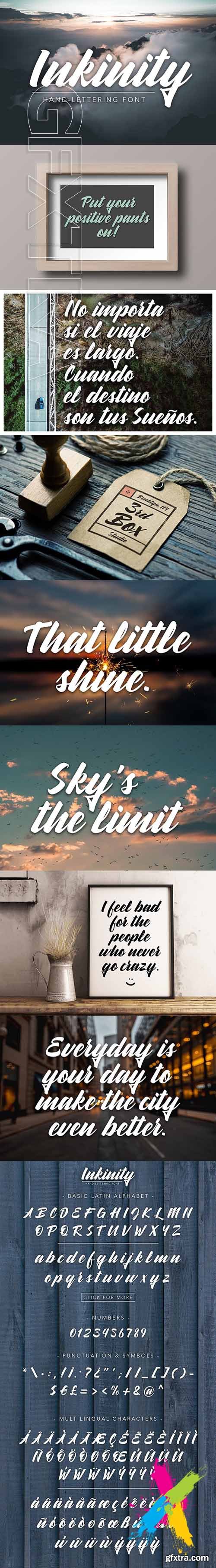 CreativeMarket - Inkinity Hand-lettering Font 1934256