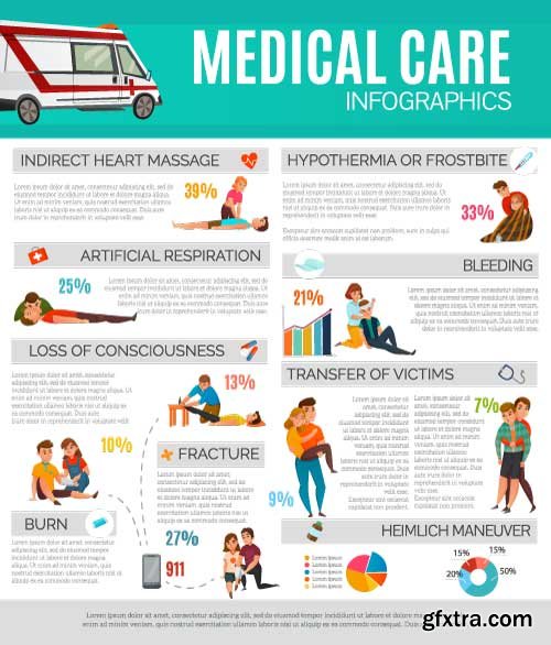 Vectors - Medical Infographics Set 20