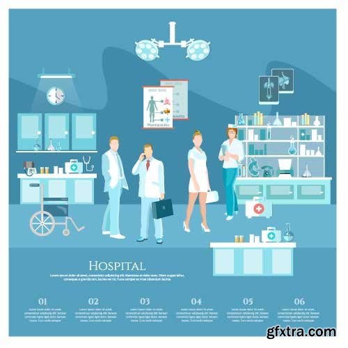 Vectors - Medical Infographics Set 20