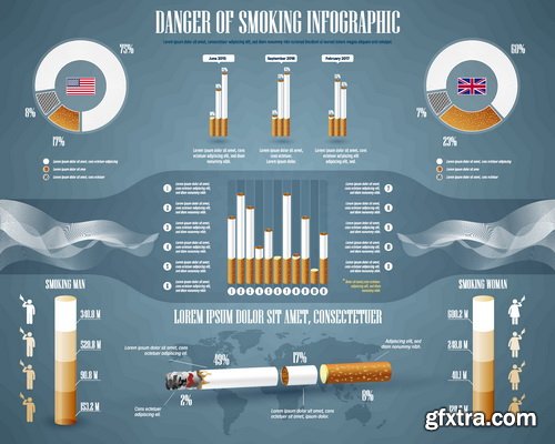 Vectors - Medical Infographics Set 20