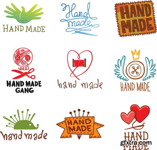 Vectors - Creative Handmade Labels