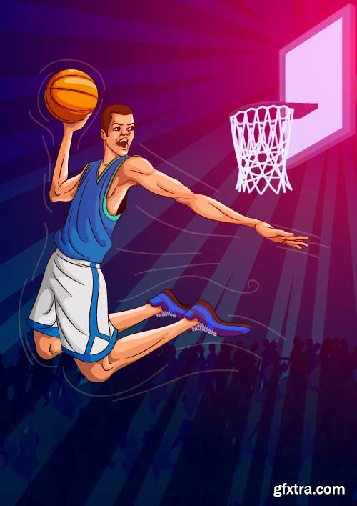 Vectors - Creative Basketball Backgrounds 7