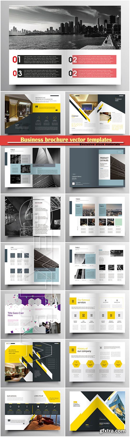 Business brochure vector templates, magazine cover, business mockup, education, presentation, report # 66