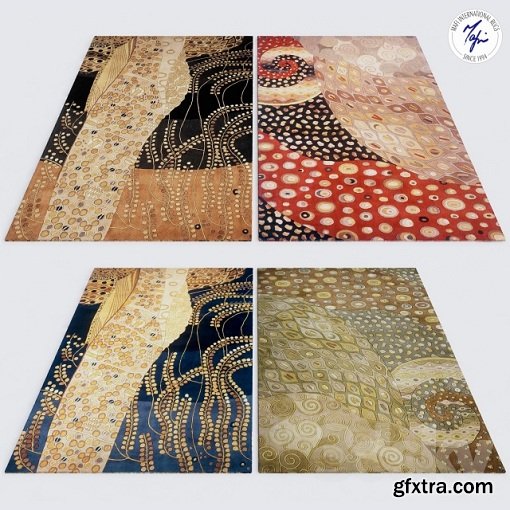 Carpets from Mafi international rugs 3d Model