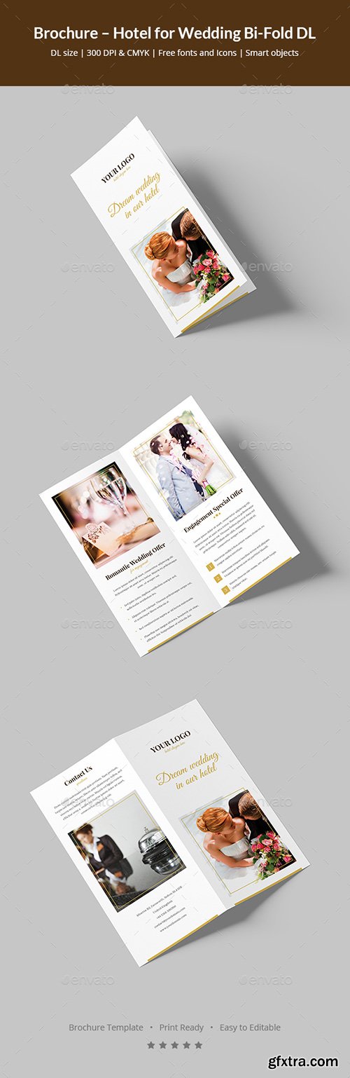 Graphicriver - Brochure – Hotel for Wedding Bi-Fold DL 20774783