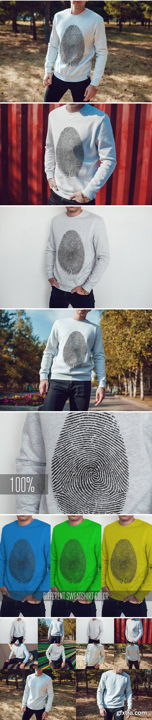 CM - Men\'s Sweatshirt Mock-Up Vol.1 2017 1869074