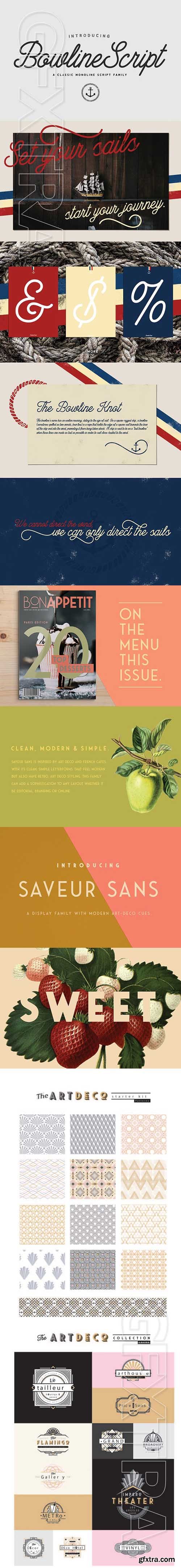 CreativeMarket - Art Deco Collection 1933936