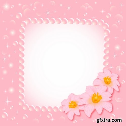 Frame with calligraphic edging photo 25 EPS