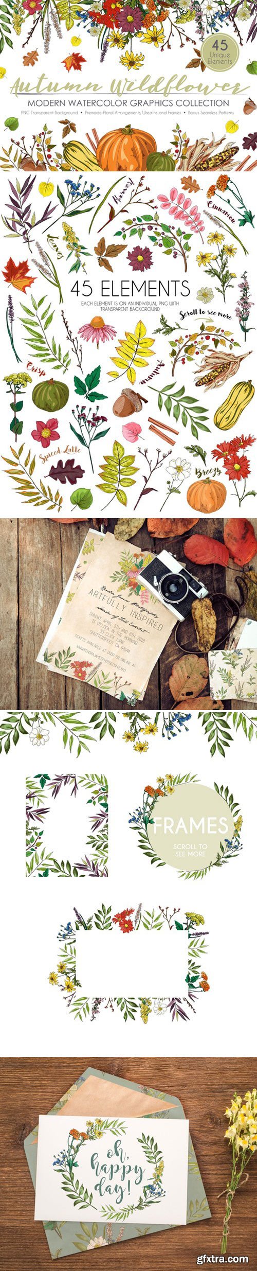 CM - Autumn Wildflower Graphic Set 1872584